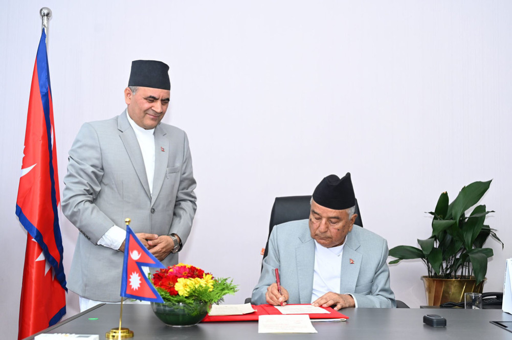 President issues House of Representatives Election (First Amendment) Ordinance 2082
