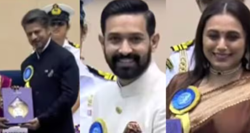 Shah Rukh, Vikrant and Rani won the first 'National Award'
