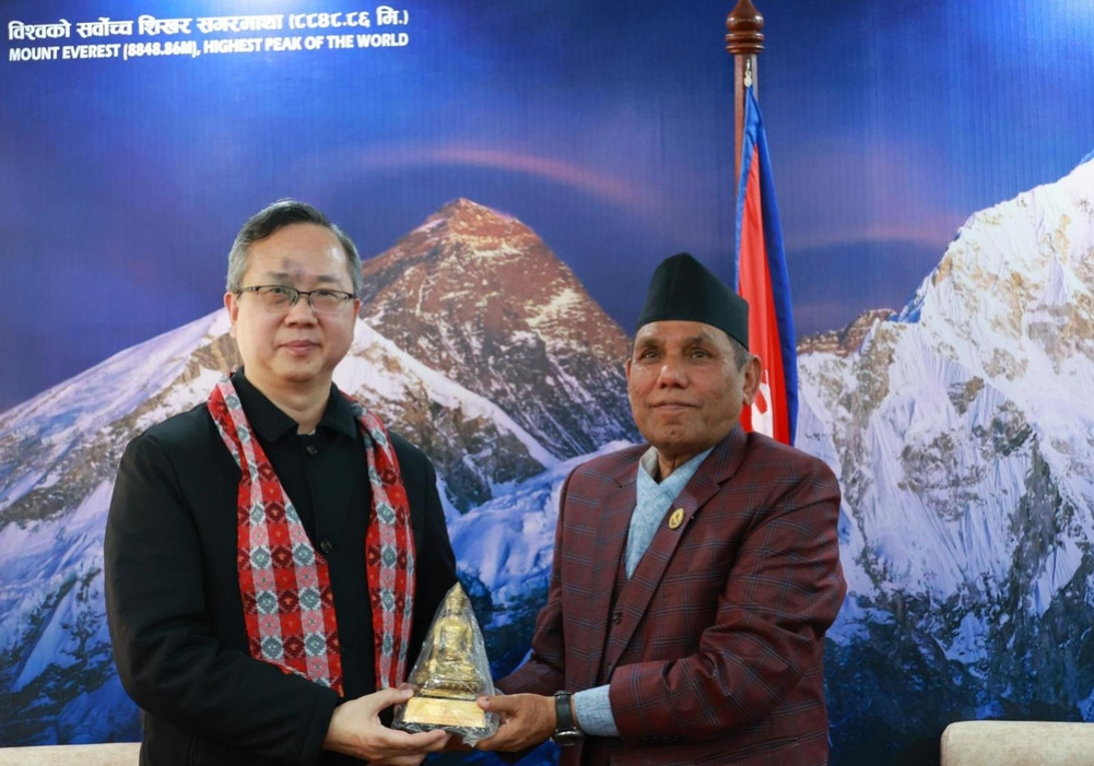 Chinese Ambassador's farewell meeting with National Assembly Speaker