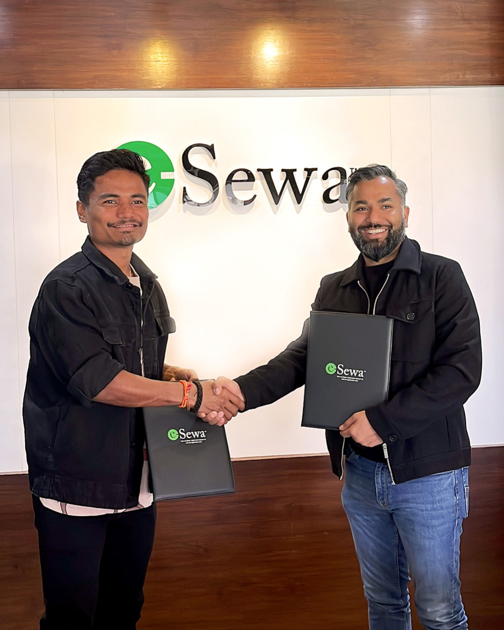 Rohit Kumar Poudel continues to promote Esewa's brand