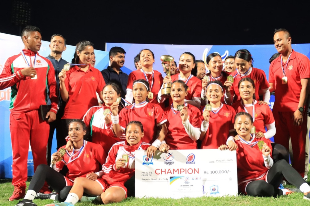Champion in Army Women's Rugby