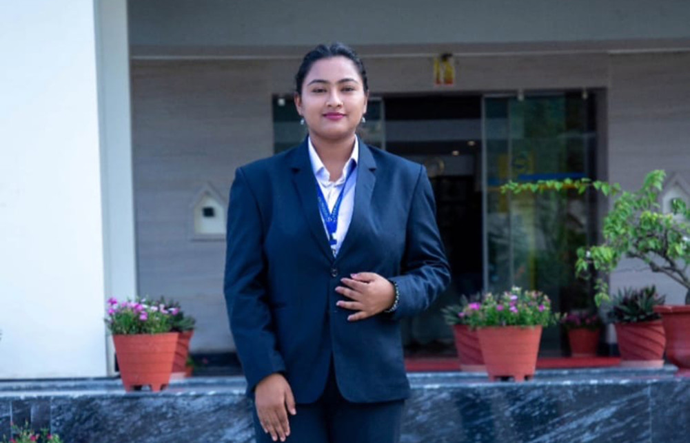 A single manager at Tare Hotel in Karnali from the Muslim community