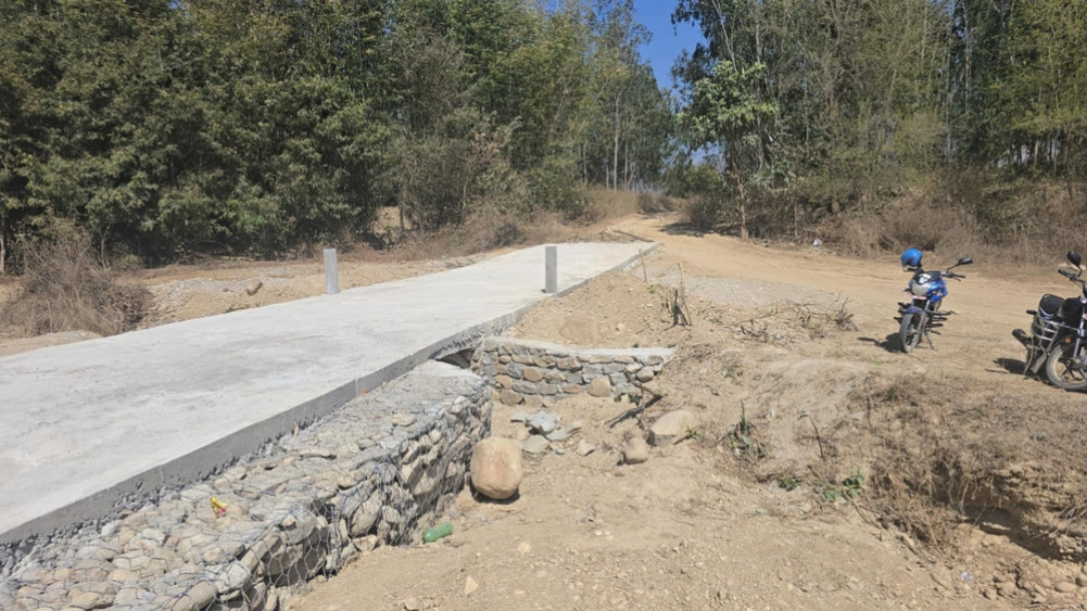 After the construction of the causeway in Dhamini river, it is easy for the locals