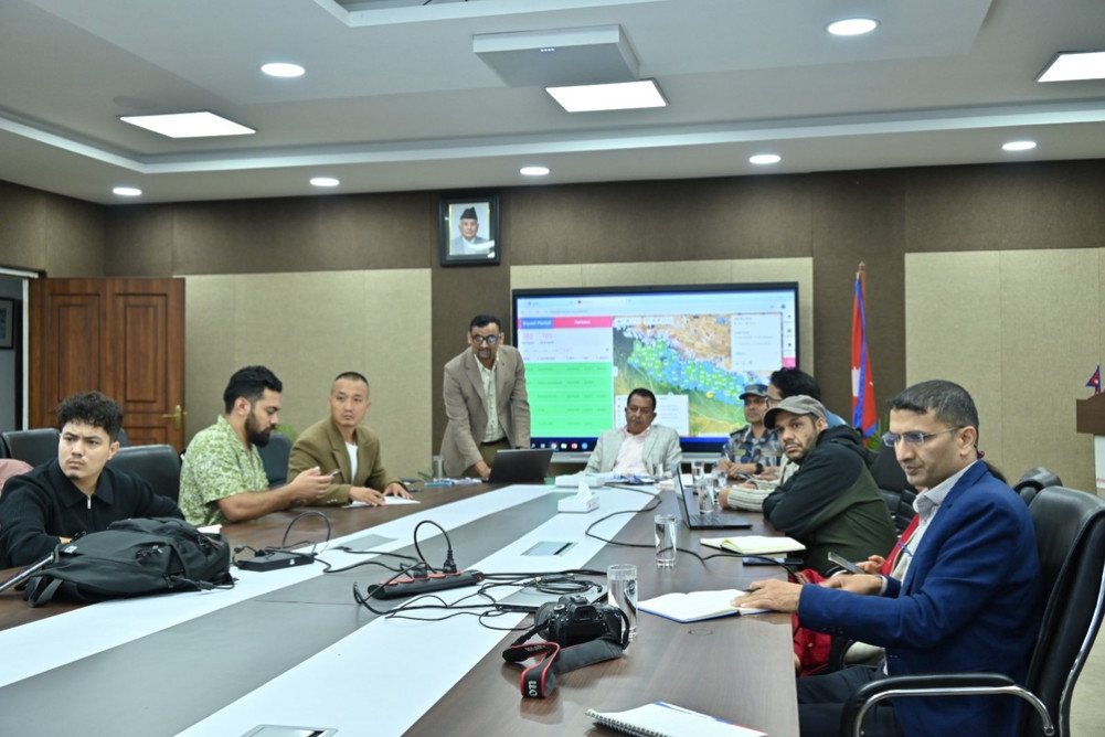 Sudhan Gurung attended the meeting of Disaster Management Authority
