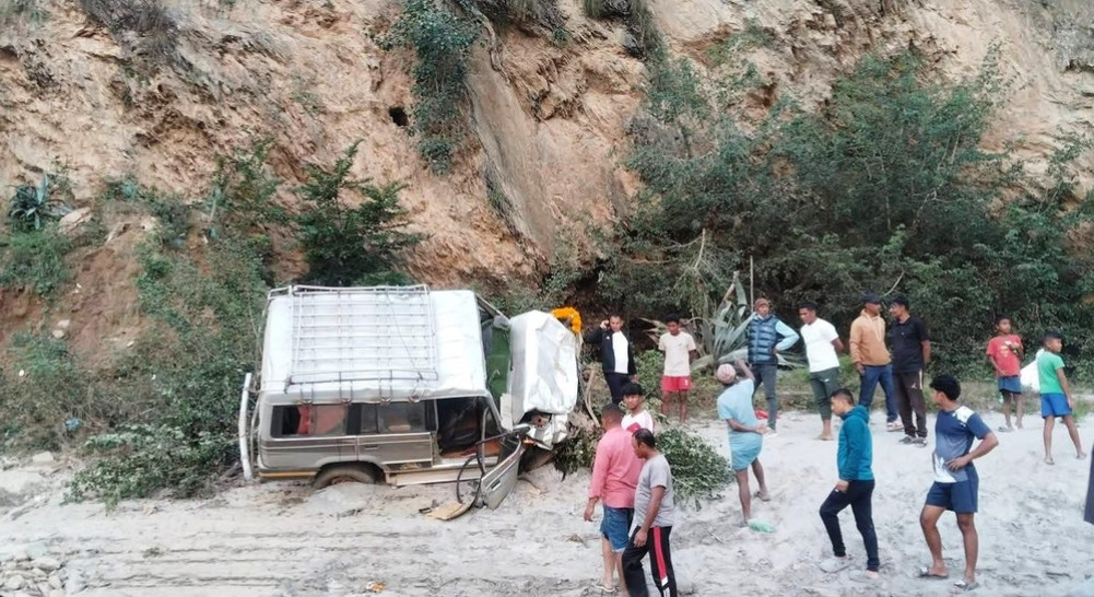 One person dies in jeep accident in Khandadevi, Ramechhap