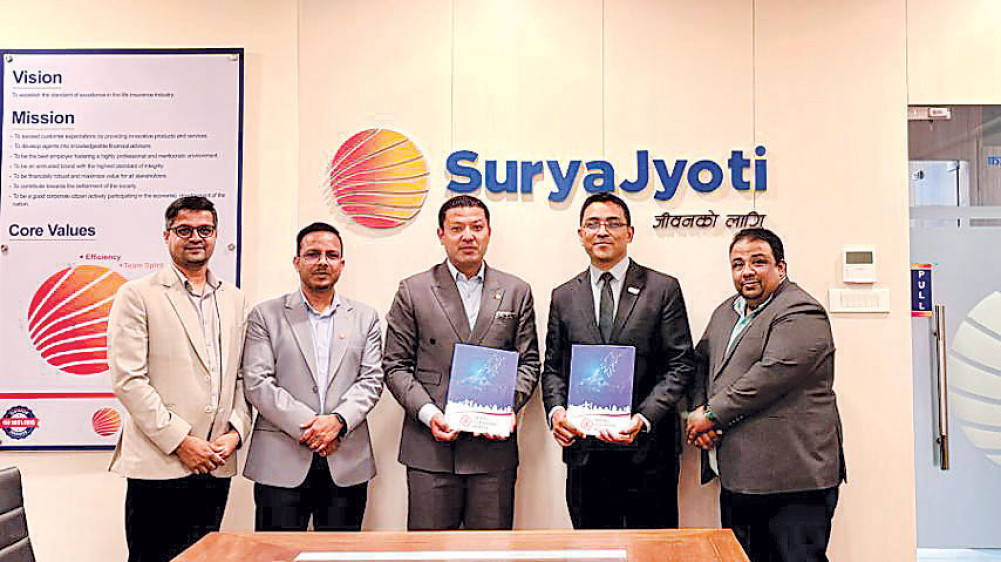 Surya Jyoti Life Insurance affiliated to NCHL