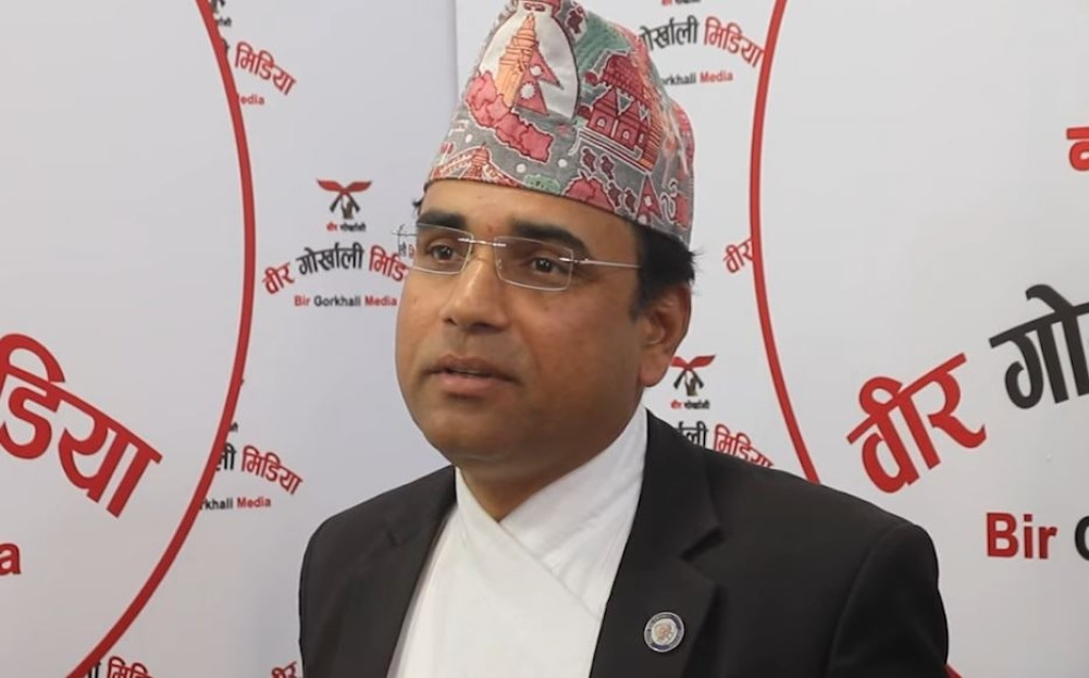 Swagat Nepal, the spokesperson of the monarchist movement, who was missing in attendance