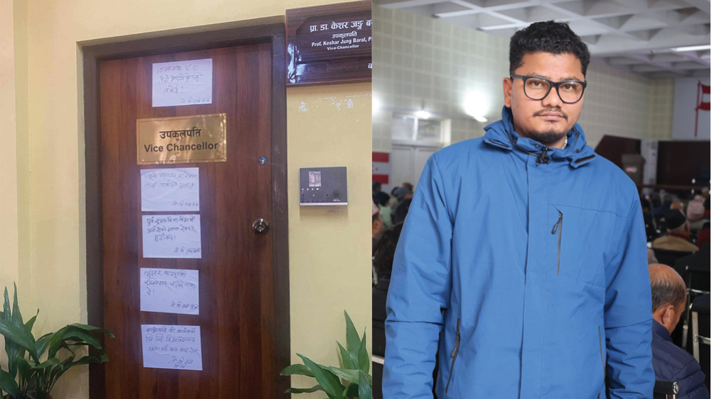 The Vice-Chancellor of Triva did not come to the office after the union threatened to fire the registrar and the rector.