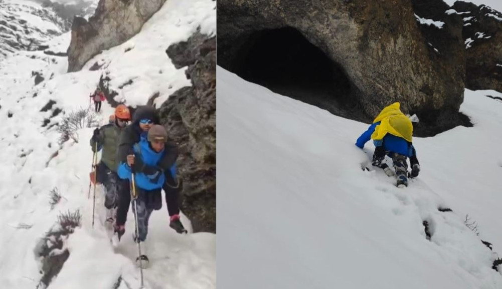 Armed Police rescue tourists trapped in Tilicho Besh Camp