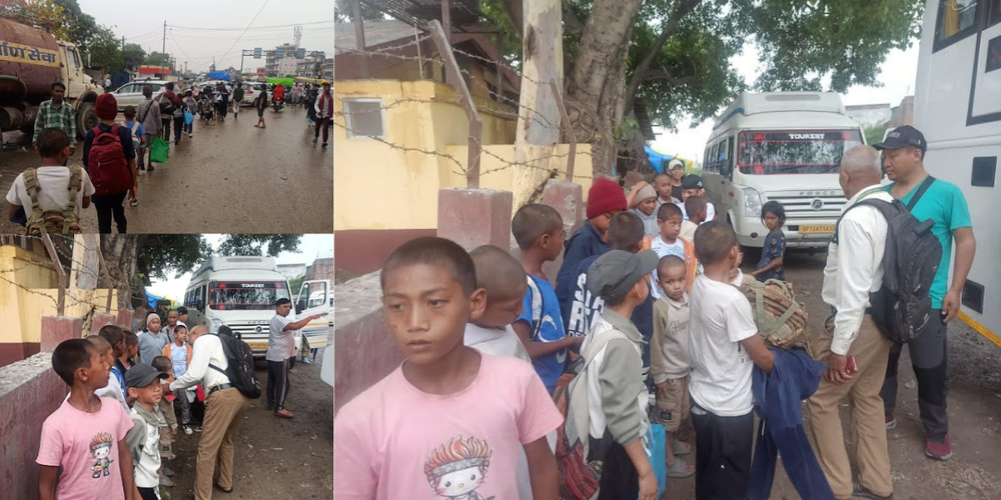 Rescue of 19 children who were illegally taken to India to teach in a monastery