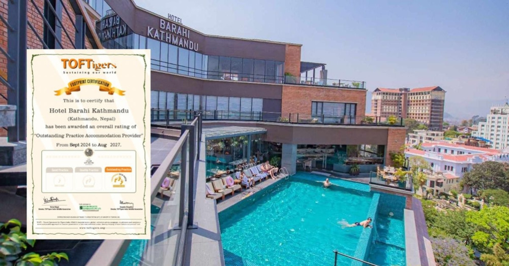 Hotel Barahi has received Eco Footprint Certificate