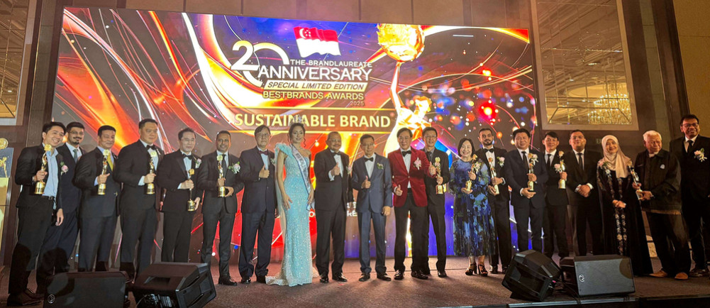 Prisma Advertising at the BrandlerReate BestBrands Award in Singapore