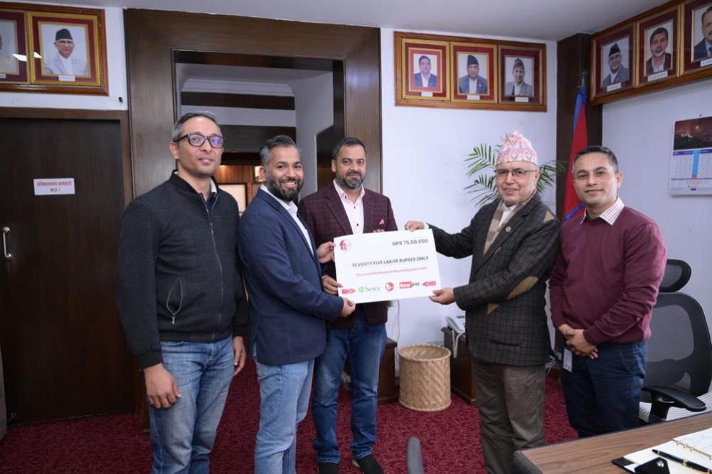 F1 Soft Group contributes Rs. 75 lakh to Physical Infrastructure Reconstruction Fund