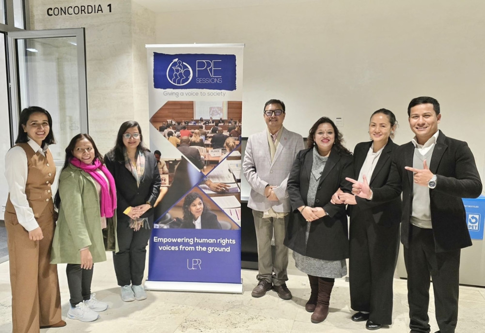 Nepal's issues from gender-based violence to transitional justice discussed at UPR pre-session