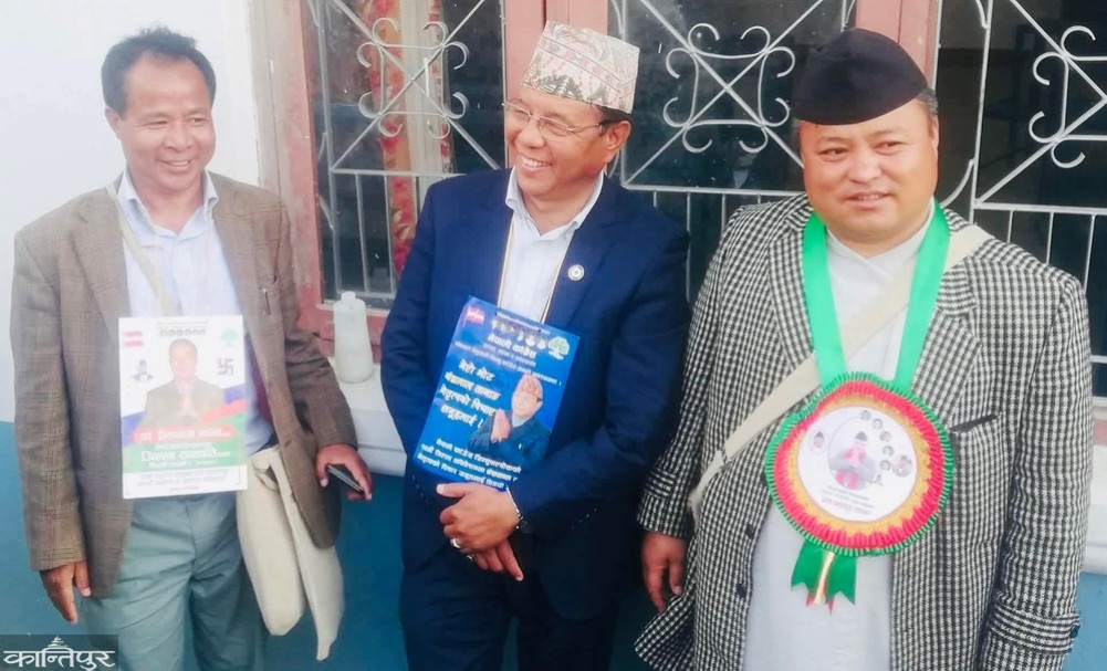 Jang Bahadur Lama and Vansh Lal Tamang are candidates from Nepali Congress in Sindhupalchowk.