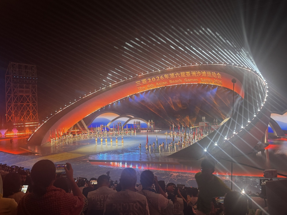The 6th Beach Games opened in Sanya