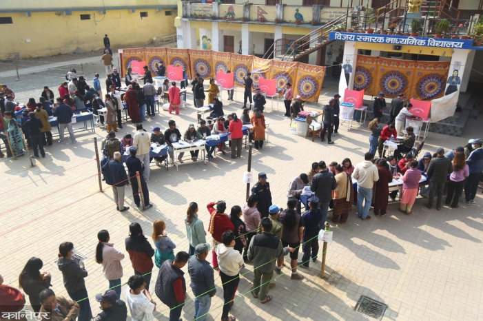 Enthusiastic voting is taking place in all districts: Election Commission