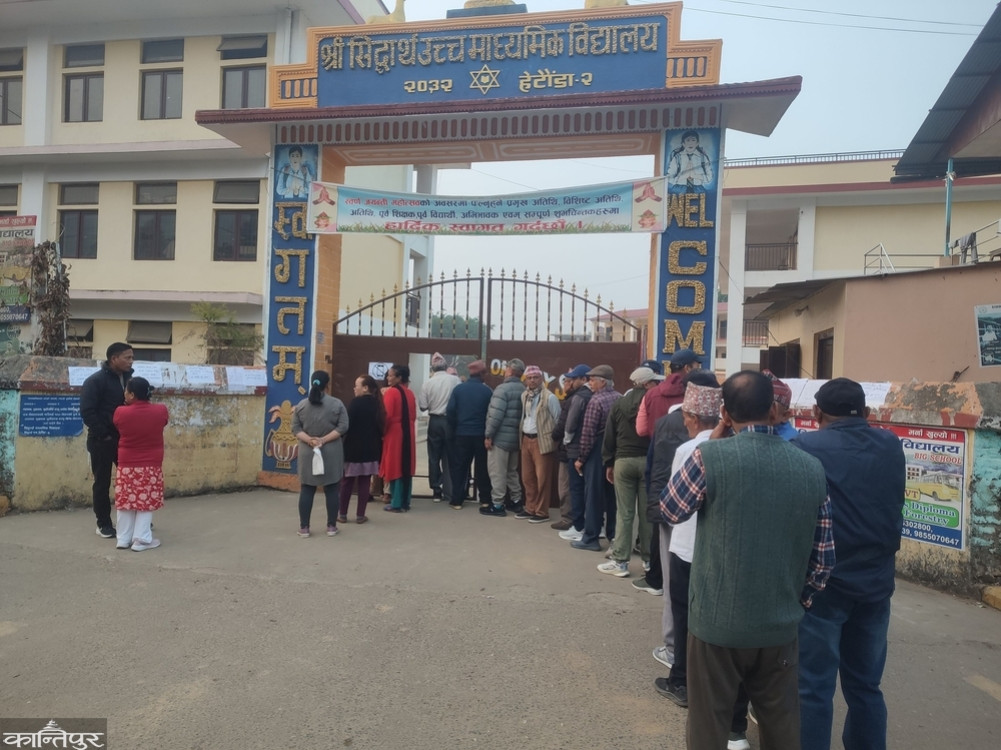 Initial estimate: 55 percent voter turnout in Makawanpur