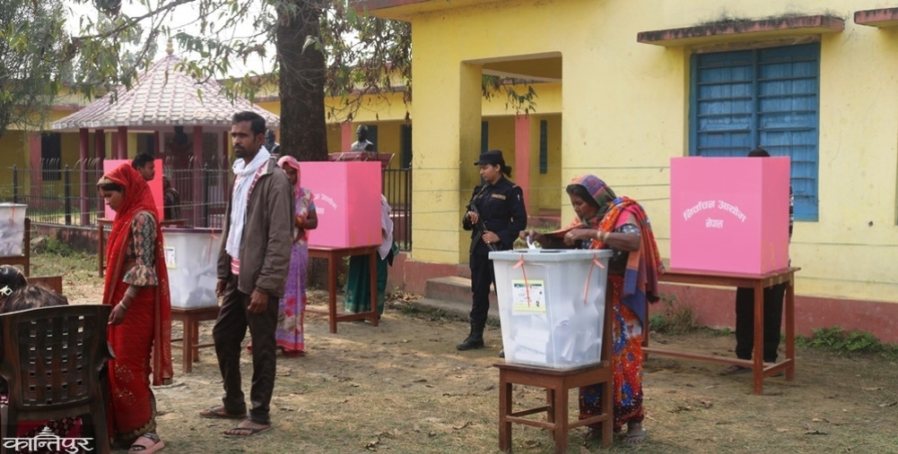 55 percent voter turnout in Bardiya