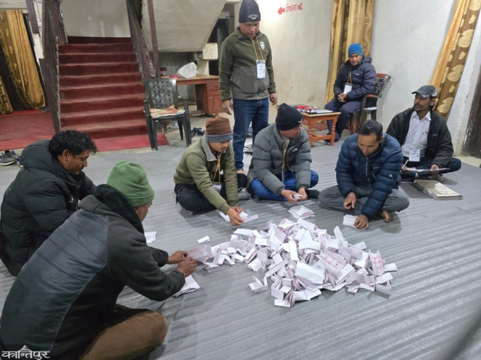 Vote counting begins in Dolpa