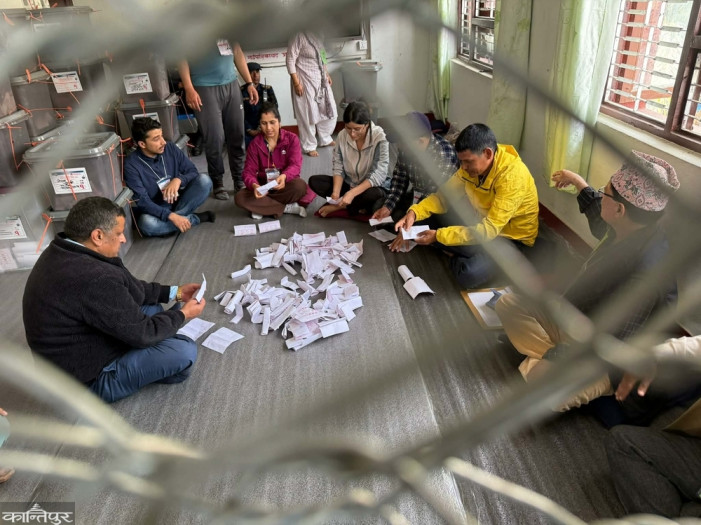 Sudhan Gurung of RSVP has an initial lead in Gorkha-1