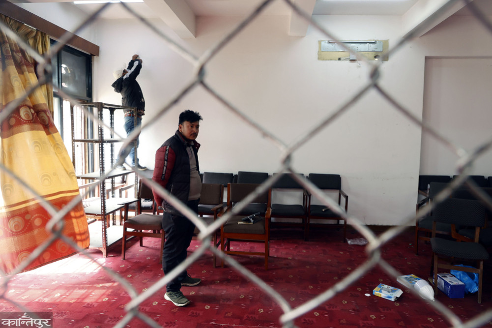 The vote counting will be conducted under the security of barbed wire and CCTV surveillance.