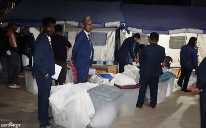 Less than 50 percent voter turnout in Panchthar, ballot boxes being collected in a hurry