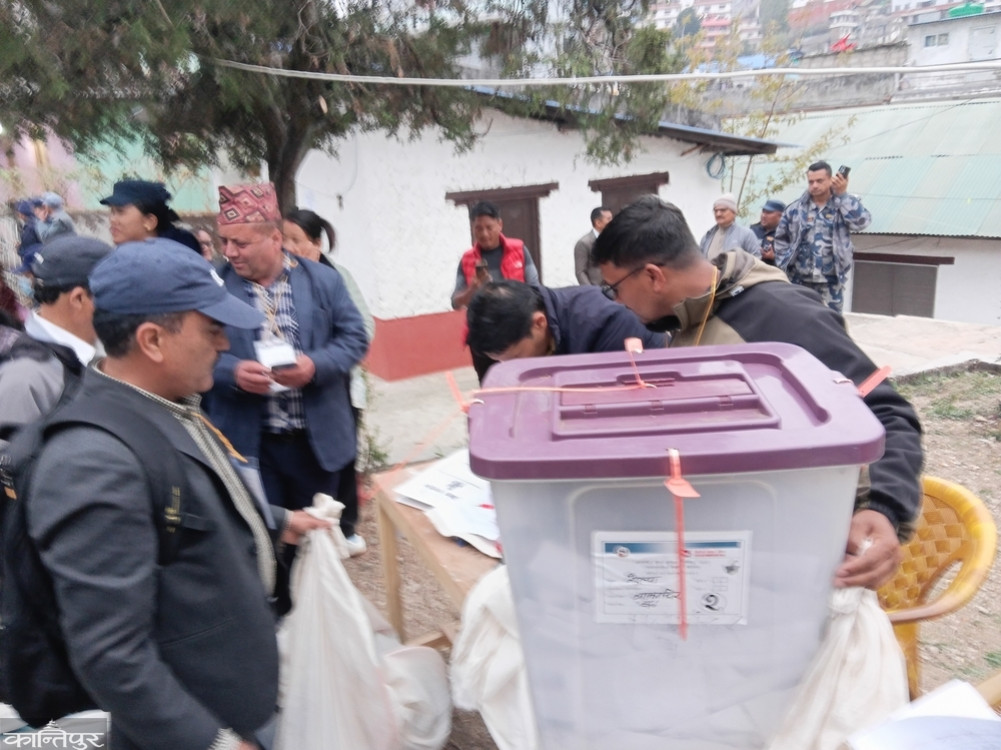 Around 47 percent voter turnout in Rolpa