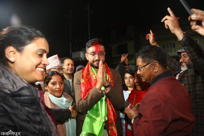 Sasmit Pokharel of Rashtriya Swayamsevak Sangh (RSS) elected in Kathmandu-5