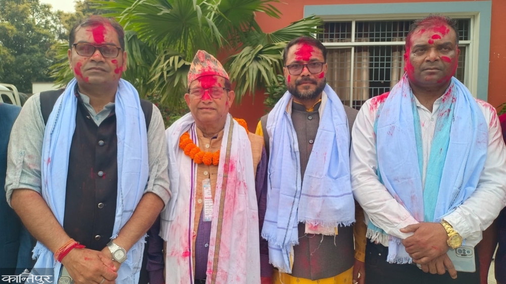 Breaking the legacy of the Congress, Sitaram of the Rashtriya Swayamsevak Sangh (RSS) is elected in Saptari-4.