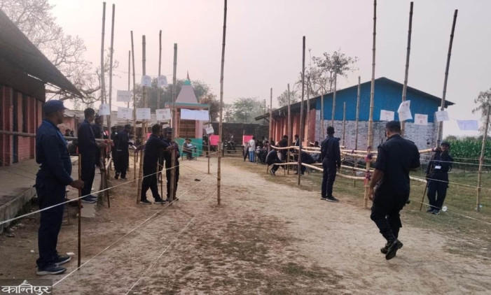 Peaceful voting in Bara