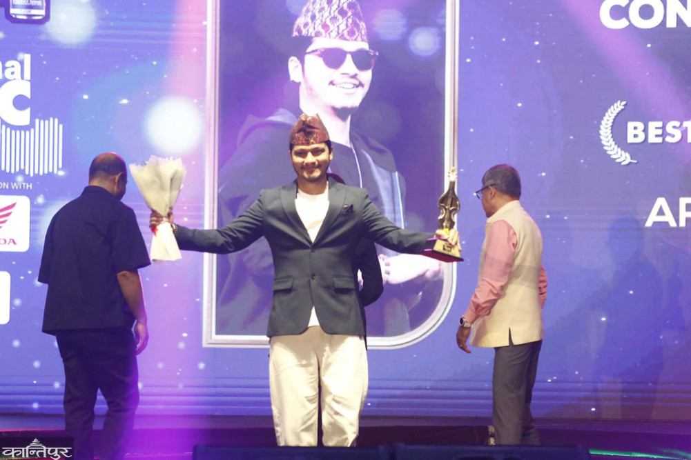 Arjun Sapkota named Best Folk Singer