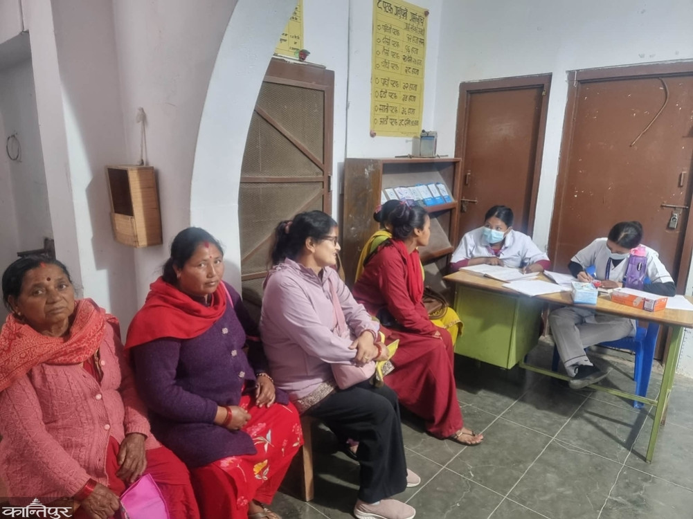 Cancer screening camp at Rapti Institute of Health Sciences