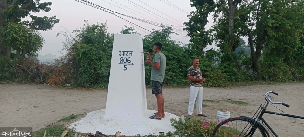 Joint monitoring of Nepal-India border: 52 supporting pillars repaired, 11 reconstructed in the Far West