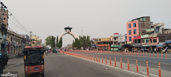 Ramananda Chowk in the shadow of the noise
