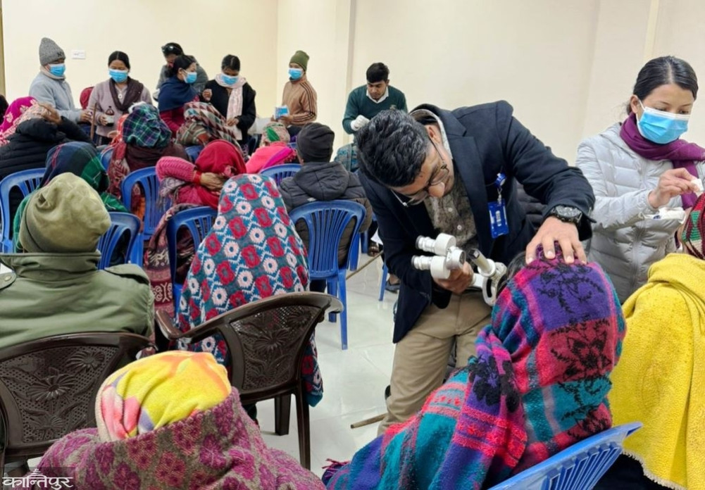 109 people undergo eye surgeries in Rolpa