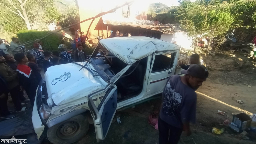Two killed, 11 injured in jeep accident in Gulmi