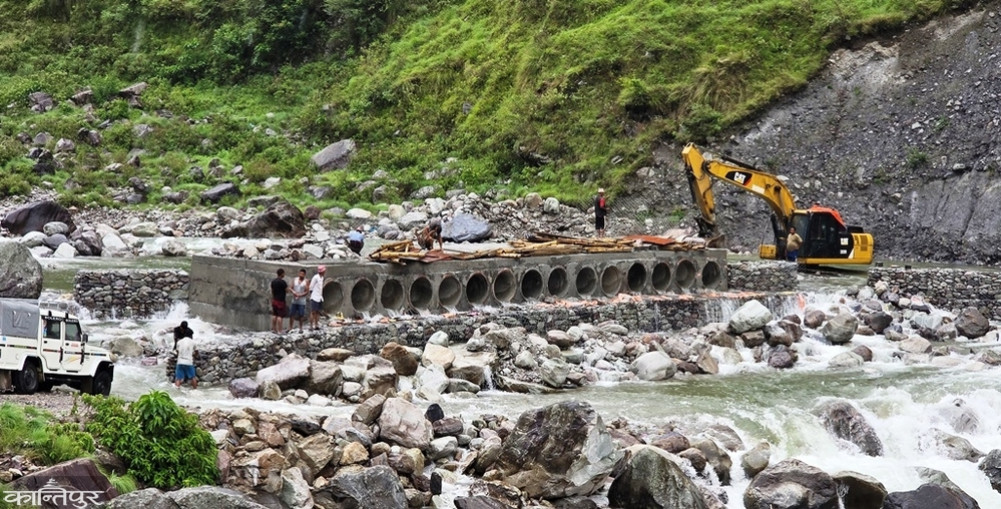 Humepipe at five locations in Bheri Corridor, direct transport to Dolpa in Barkha
