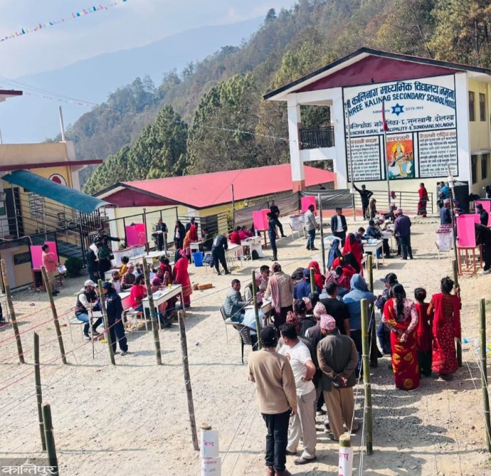 Voting halted in Dolakha's Kalinag after controversy