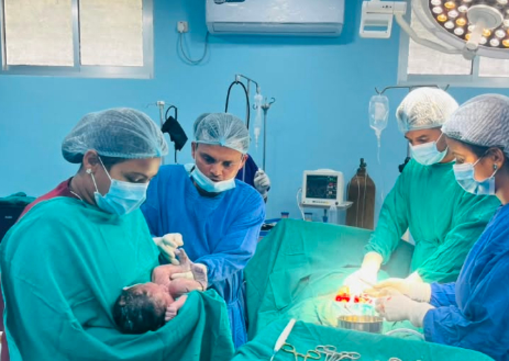 After becoming a provincial hospital, Jogbuda Hospital offers maternity services through surgery