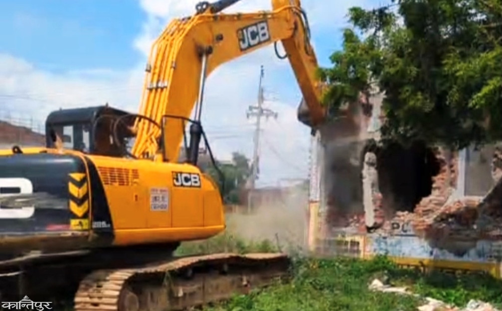 Dozers deployed again on main road areas of Birgunj metropolis