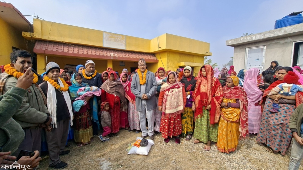 Lahan Municipality provides nutritious food to 105 pregnant and postpartum women