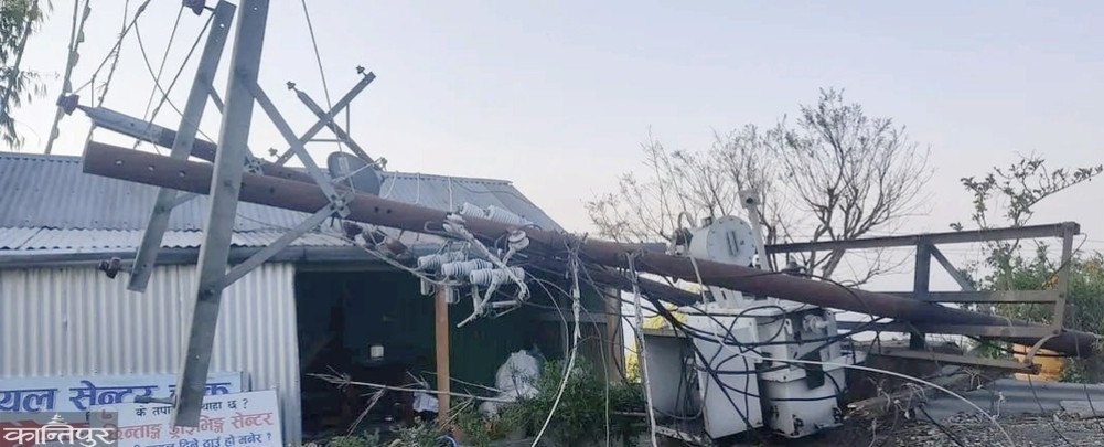 Dhankuta district headquarters without power for 24 hours