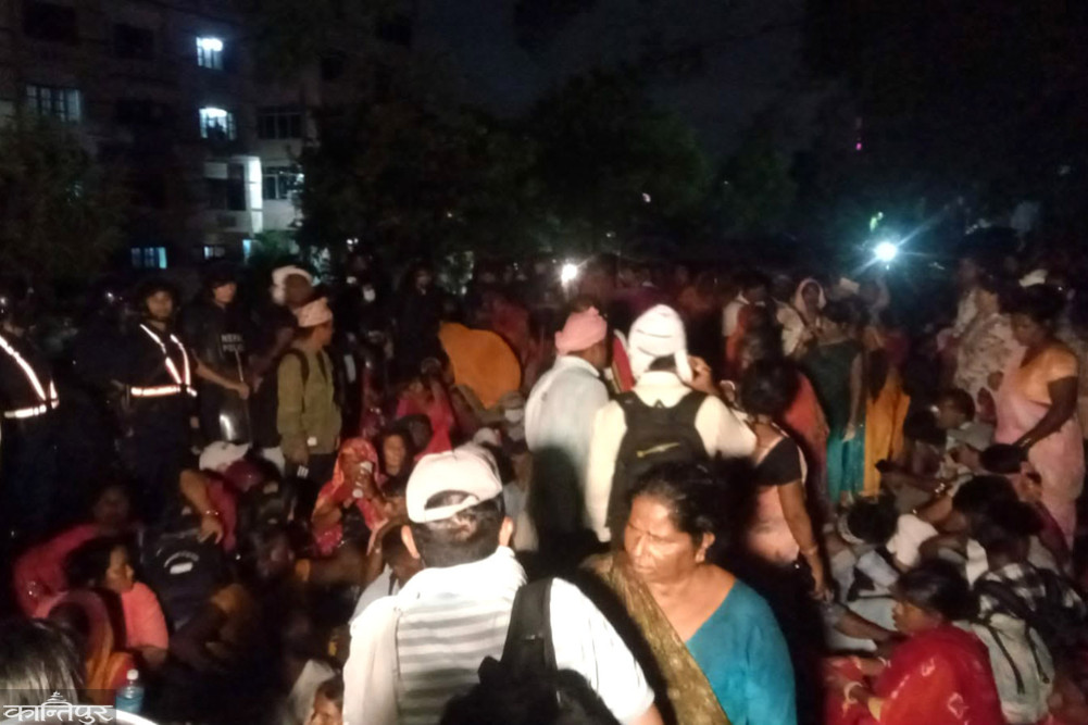 Microfinance victims removed from Shantibatika were also denied shelter at Gaushala Dharamshala