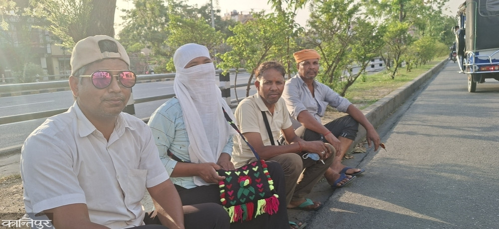 Normal life affected by hot winds