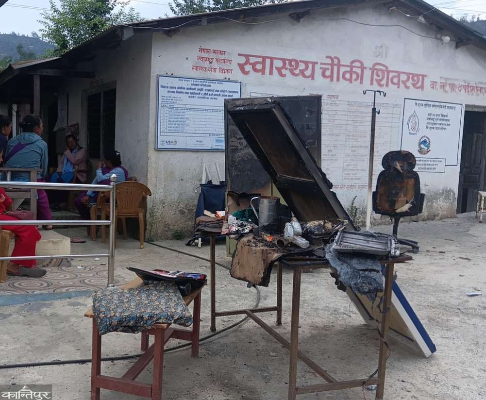 Health post services affected after fire destroys equipment