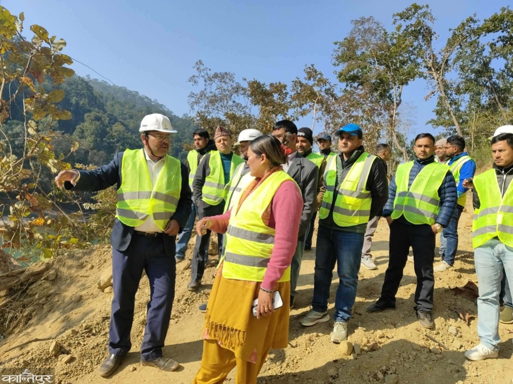 Water Resources Minister Budha monitors Bheri Pumping Project, physical progress 14 percent