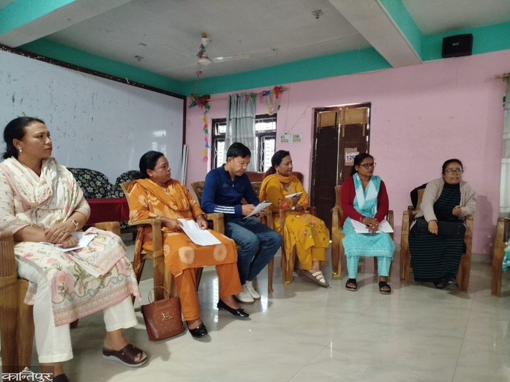 Women from the Badi community demand a ban on the screening of the film 'Laali Bazaar'