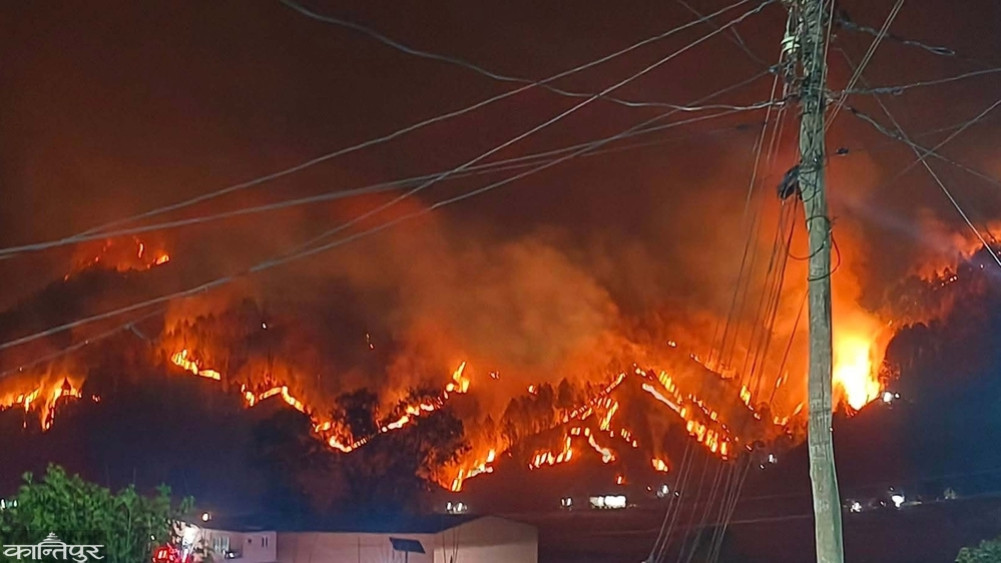 More than 100 community forests burned in Salyan in two months