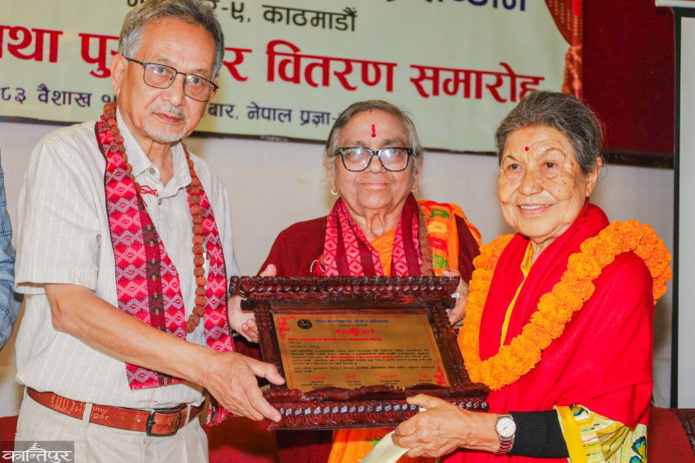 Vijayalakshmi Shrestha and Uma Subedi to receive Sita Balmukunda Award